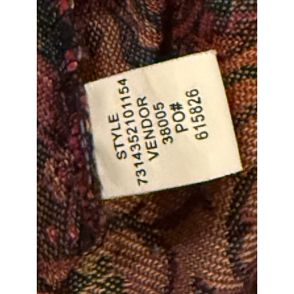 Vtg 90s Stonebridge Signature Tapestry Jacket Women’s Large Boho Patchwork Butto - Picture 8 of 8